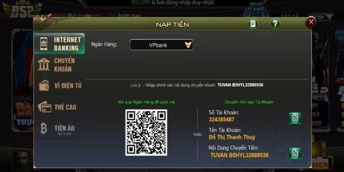 Nạp Tiền B52